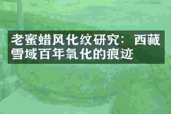 老蜜蜡风化纹研究：西藏雪域百年氧化的痕迹