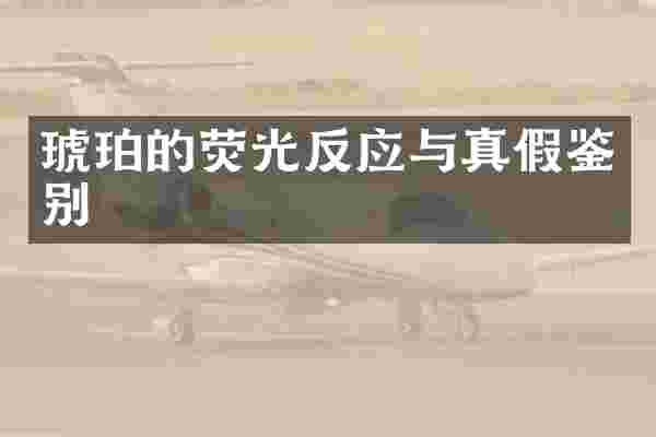 琥珀的荧光反应与真假鉴别