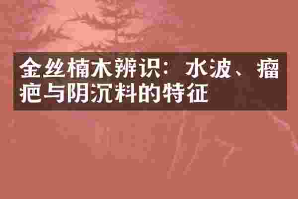 金丝楠木辨识：水波、瘤疤与阴沉料的特征