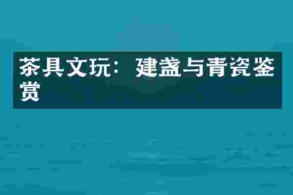茶具文玩:建盏与青瓷鉴赏
